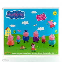 Purcelușii Peppa Pig - Set de 6 figurine poza 3