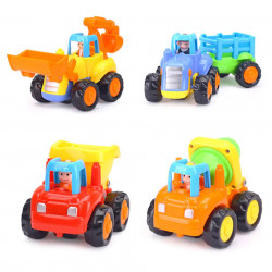 Set de 4 Vehicule Utilitare, model Hola 326 poza 1