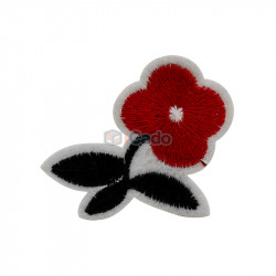 Floare brodata 4x5cm