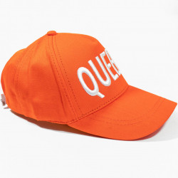 Șapcă porocalie cu logo Queen alb