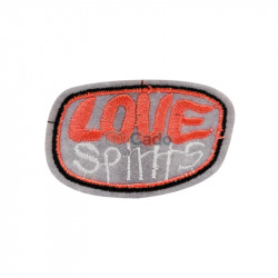 Emblema brodata Love Spirits 6.5x4cm