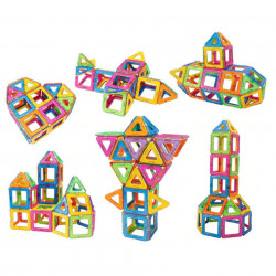 Joc magnetic cu 51 piese, MagFormers, model 003A