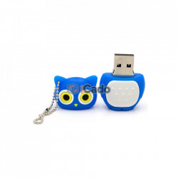 Memorie USB de 16GB în formă de bufnită USB 2.0 albastru poza 3