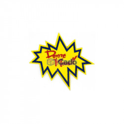 Emblema brodata cu mesaj 12.5x11.5cm