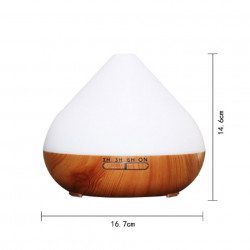 Difuzor de Aroma, Aromaterapie de 500 ml. Umidificator cu difuzor cu ultrasunete. Material: ABS + PP. Umidificator