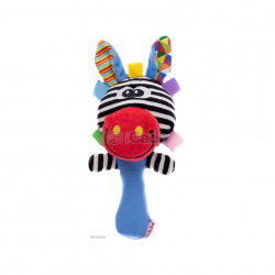 Zebra Chițăilă, Jucărie de mână pentru bebeluși poza 1