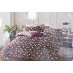 Lenjerie de pat cu 6 piese din bumbac satinat 250 x 230 cm LP6P-27