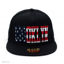 Șapcă logo Brooklyn neagră poza 2
