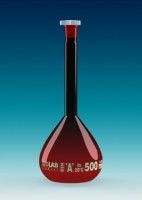 Balon cotat clasa A sticla bruna NS 10/19 - 25 ml