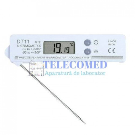 Termometru digital de precizie  DT11 cu sonda inox