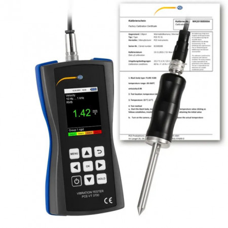 Vibrometru PCE-VT3700S cu certificat