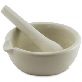 Mojar cu pistil portelan nesmaltuit - 330 mm 7000 ml