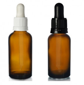 Sticla bruna cu picurator tip pipeta 100 ml