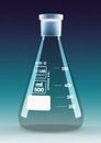 Pahar Erlenmeyer cu slif - 29/32 - 100 ml