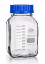 Sticla alba cu capac filetat 80 mm autoclavabila 140 grd - 1000 ml