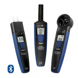 Anemometru bluetooth cu manometru umidometru termometru PCEBT-KIT