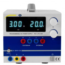 Sursa de alimentare programabilă de laborator PCE-LPS3305