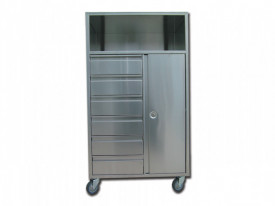Carucior inox pentru anestezie