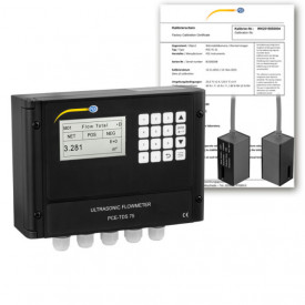 Dispozitiv de măsurare a debitului PCE-TDS75 cu certificat de calibrare ISO