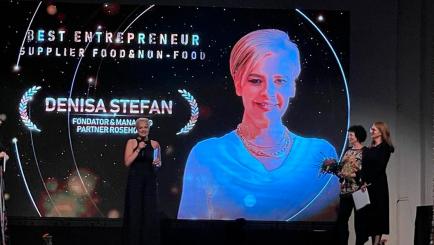 Horeca Women Awards- Locul 1 „Best Entrepreneur- HoReCa Supplier”