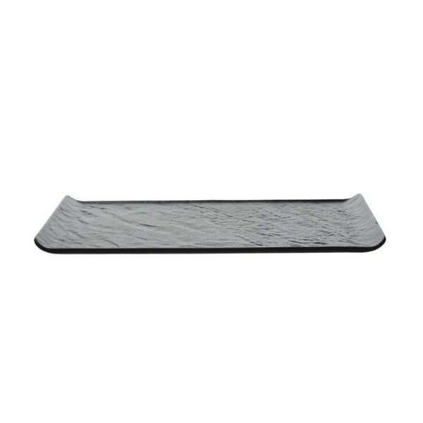 Platou rectangular Vulcania black 29.5x15cm VU034290779 - 1