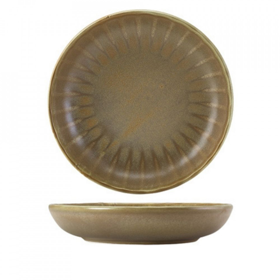 Bol salata Scalloped Matt Grey 22.8cm CB-SMG23 - 1