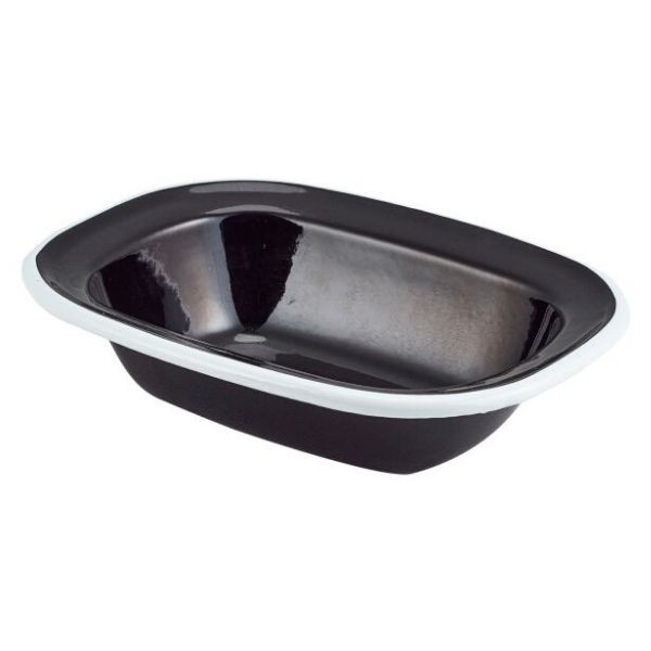 Castron emailat 16cm negru 44016BK - 1