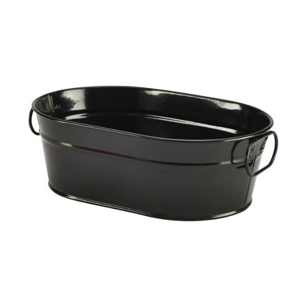 Cos otel galvanizat negru 23x15cm GSB2315BK - 1
