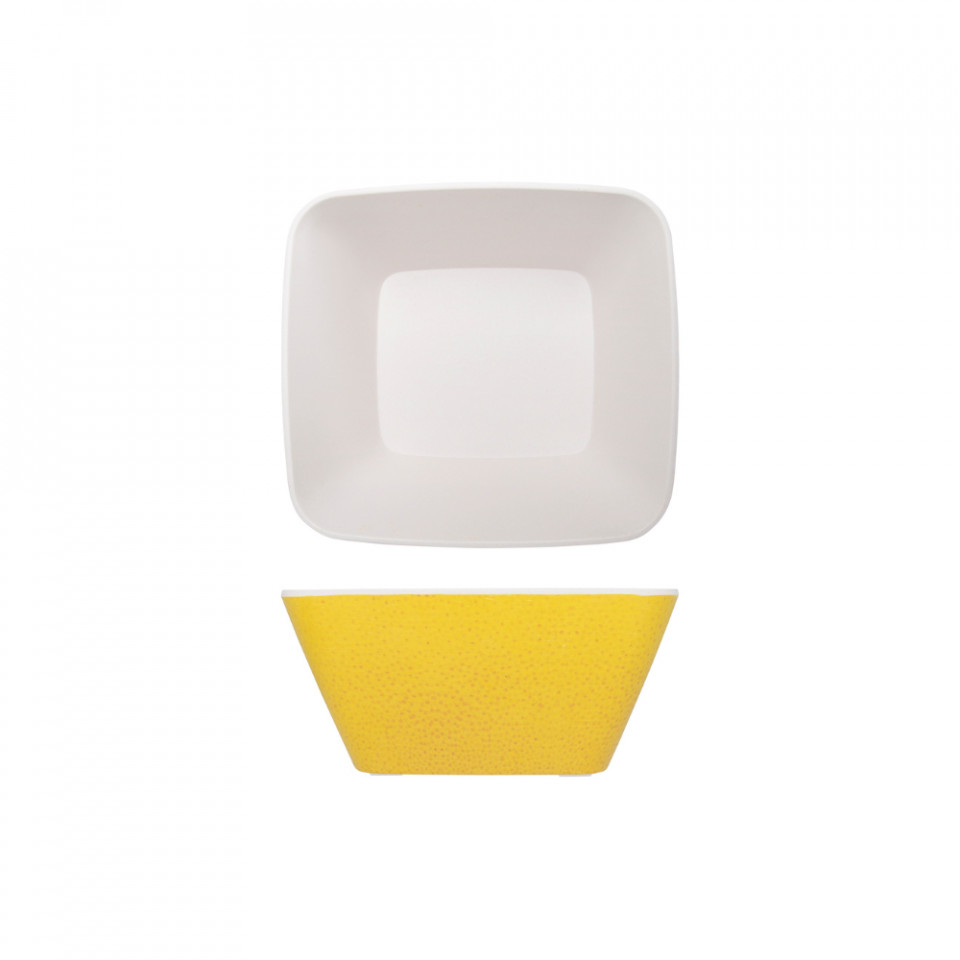 Bol patrat melamina Lemon Yellow GN1/6 Seville 17.6x16.2x8cm SV160142 - 1