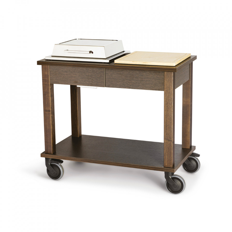 Carucior friptura cu chafing dish 90x50x90cm V420451009 - 1
