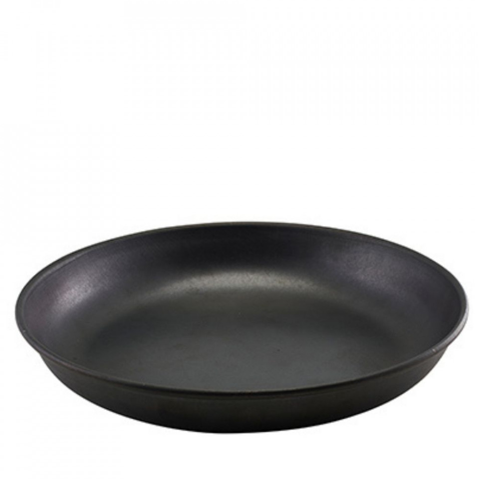 Farfurie coupe aperitiv Vintage Steel Black Coupe Plate 24cm SCP24BKV - 1