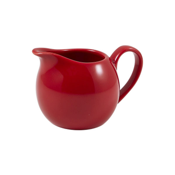 Recipient lapte Genware Porcelain 14cl Red 373114R - 1