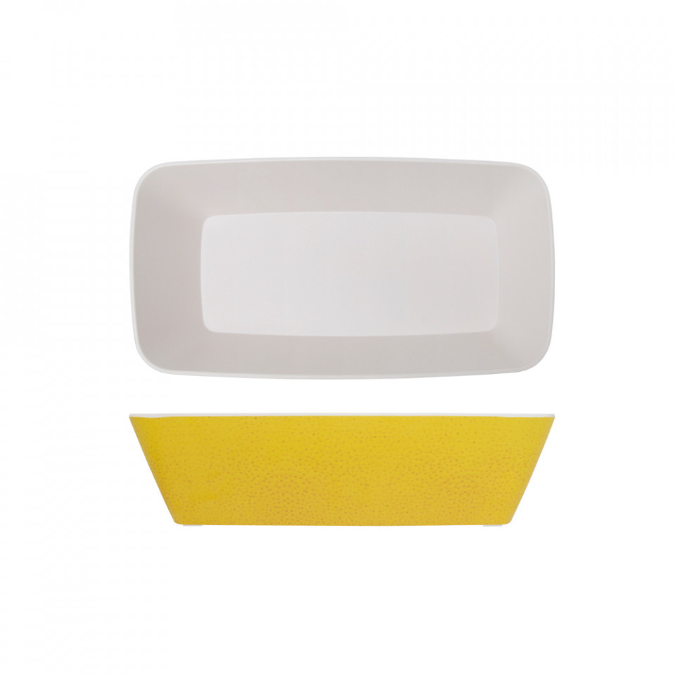 Bol dreptunghiular melamina Lemon Yellow GN1/3 Seville 32.5x17.6x8cm SV130142 - 1