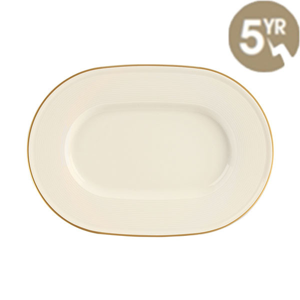 Platou oval Line Gold Band 25cm 115825GB - 1