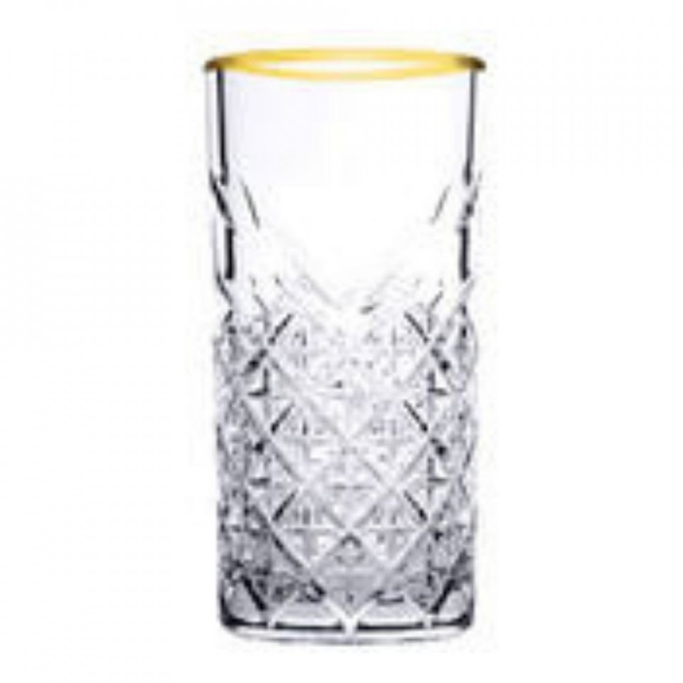 Pahar longdrink gold rim Timeless 450ml 532562 - 1