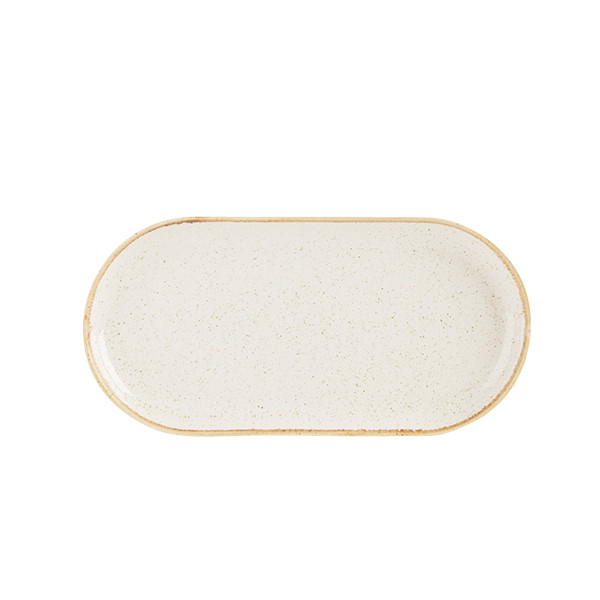 Platou oval rotunjit Oatmeal 30x15cm 118130OA - 1