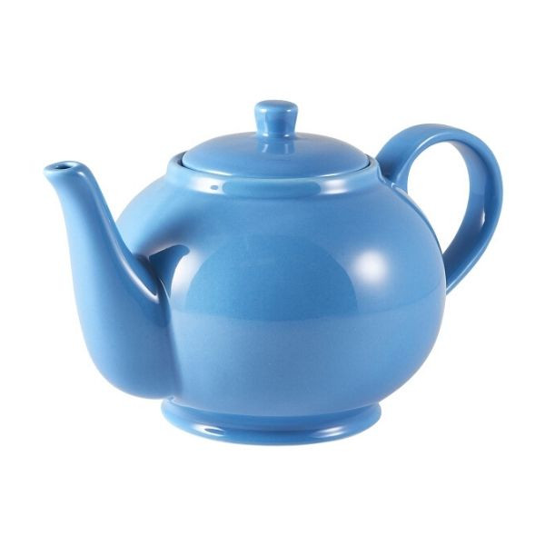 Ceainic Terra Genware Porcelain 45cl Blue 393945BL - 1