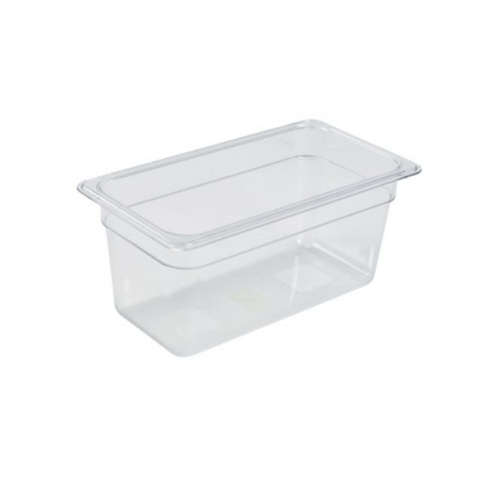 Gastronorm policarbonat transparent 1/3 150mm Genware 33x18cm PC13-150 - 1