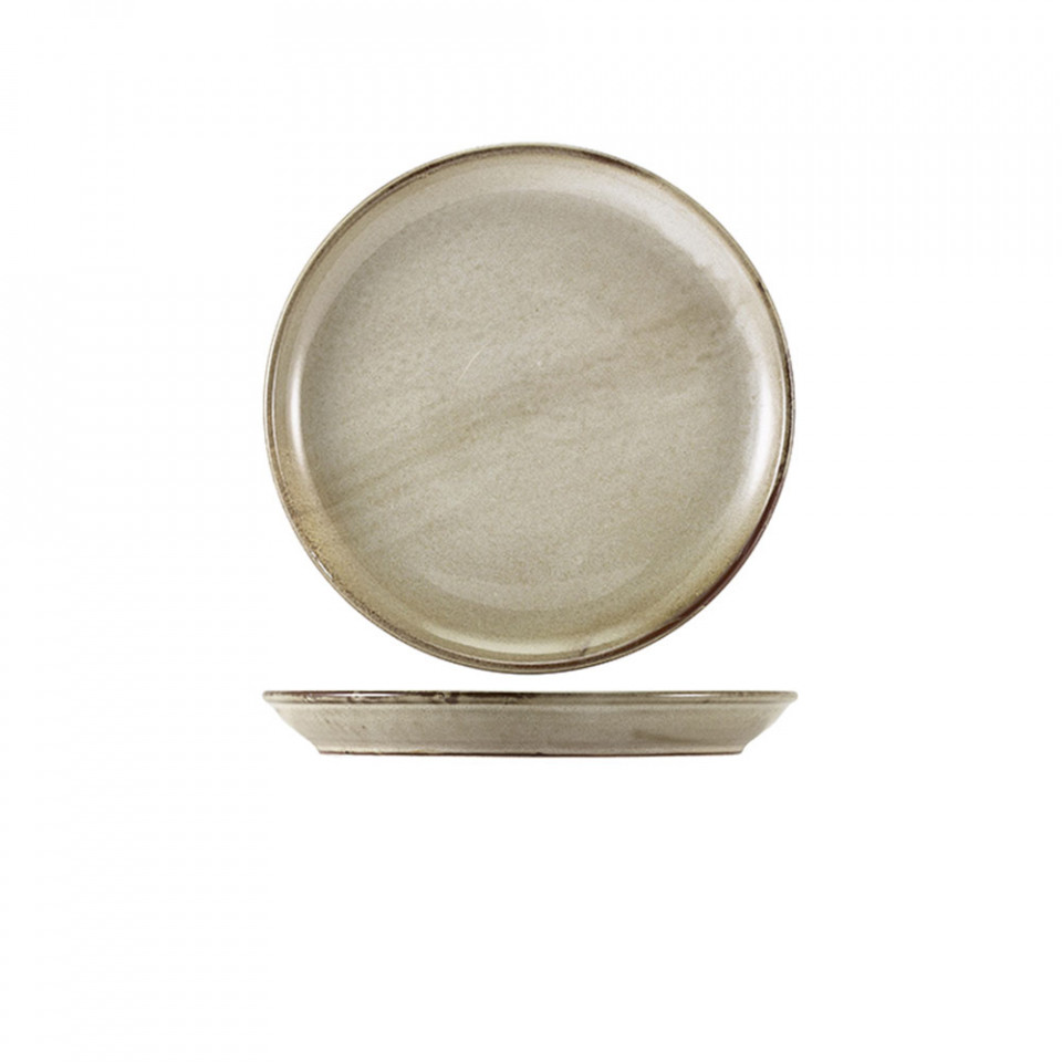 Farfurie coupe Terra Porcelain Grey 19cm CP-PG19 - 1