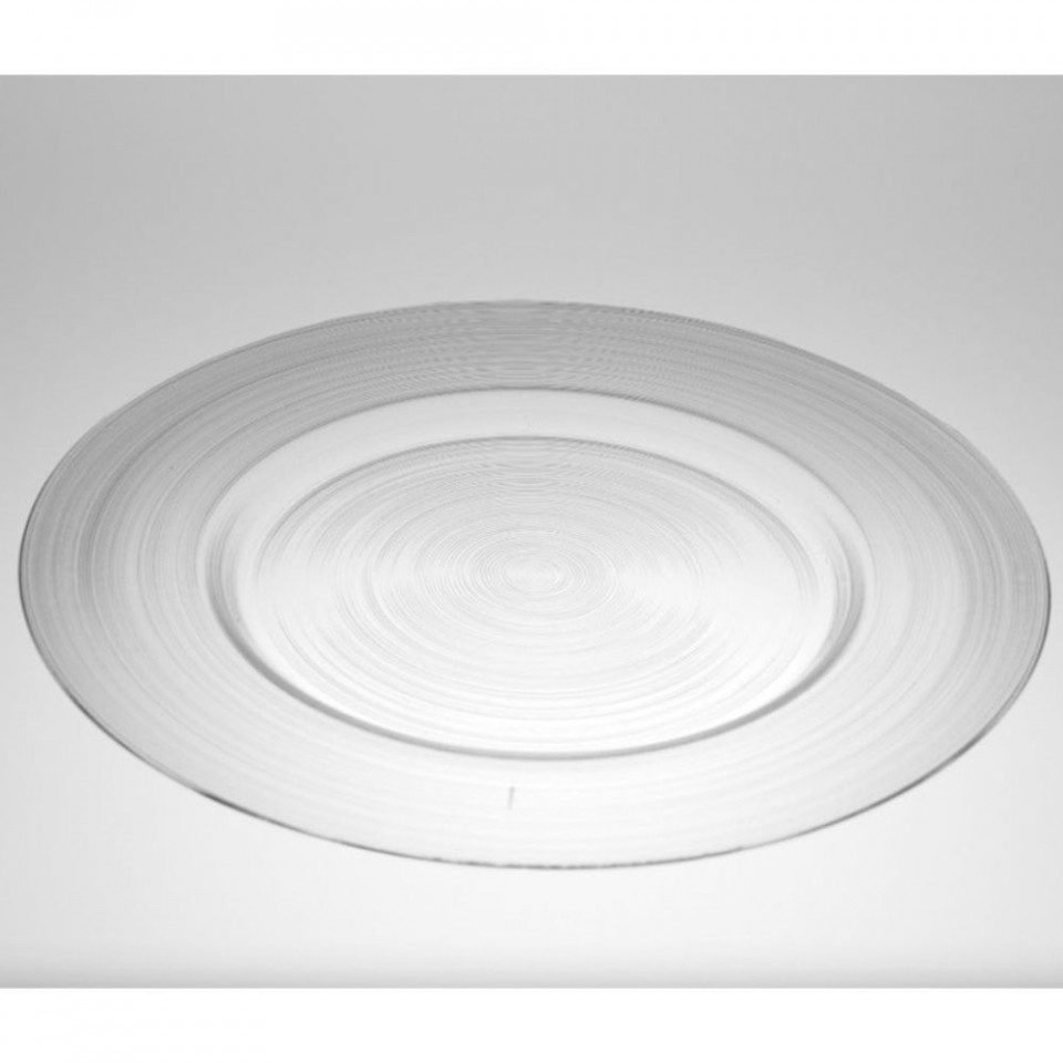 Farfurie sticla charger suport CIRCLE 33cm 5480 - 1
