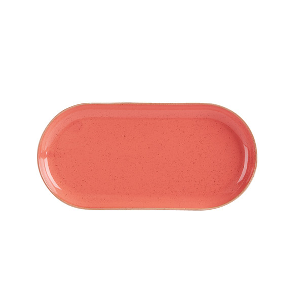 Platou oval rotunjit Coral 32x20 cm 118132CO - 1