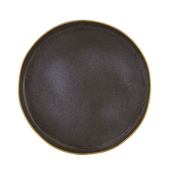Platou rotund 40cm Bronze Gold Stone 37004096 - 1
