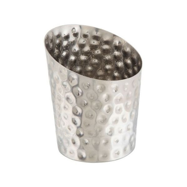 Vas servire Hammered Stainless Steel 9.5x11.6cm SVHA10 - 1