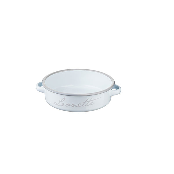 Caserola white tin 500ml 14x5h cm P3013 - 1