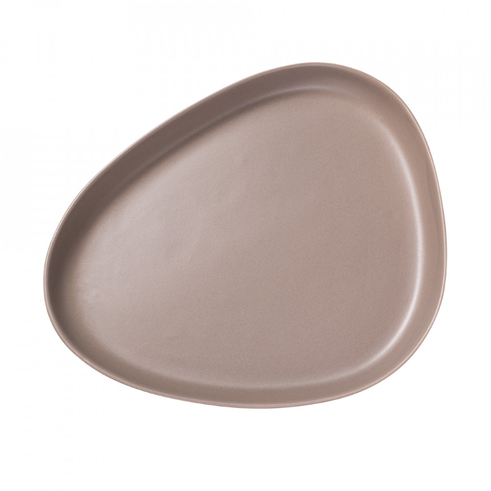 Platou servire Grey Stoneware 30x35cm 991428 - 1