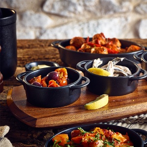 Caserole tapas maner efect fonta 9 cm CT-CD9