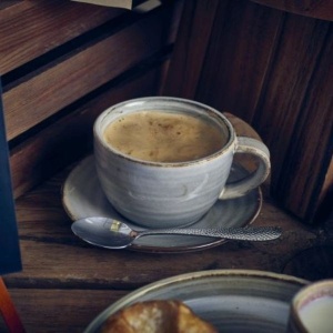 Ceasca cafea Terra Porcelain Smoke Grey 28.5cl CUP-PG28