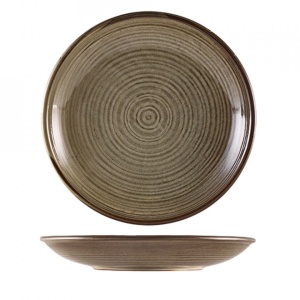 Farfurie adanca Terra Porcelain Grey 28cm DC-PG28