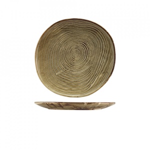 Farfurie coupe organic Terra Porcelain Grey Organic 25cm CP-PGG25