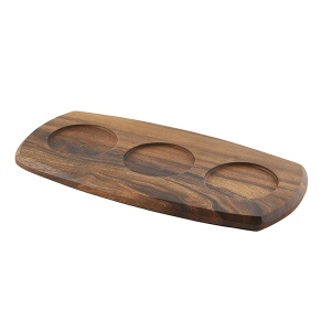 Platou lemn vase tapas 36x18x2cm WSB3618